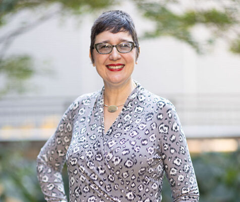 Woman, smiling